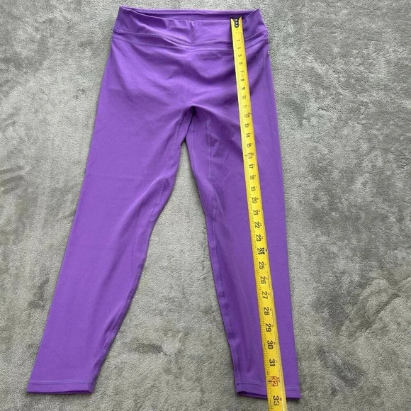 Alphalete Leggings Womens XL Purple Scrunch Athleisure Workout Gym Active 24” - Picture 3 of 10